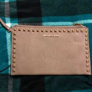 Studded Michael Kors clutch